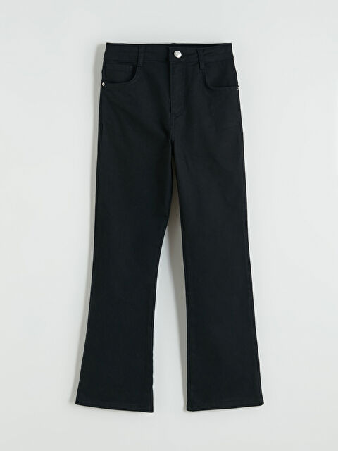 LCW Kids İspanyol Paça Kız Çocuk Gabardin Pantolon - S6G990Z4-CVL