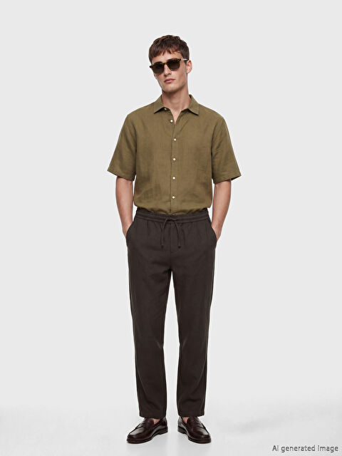 LCW Vision Regular Fit Dobby Fabric Men's Trousers