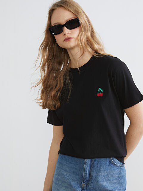 XSIDE T-shirt NOIR Femme - S6GA55Z8-CVL