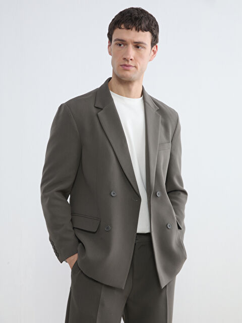 LCW Vision Standart Kalıp Erkek Blazer Ceket - S6GA56Z8-HDA