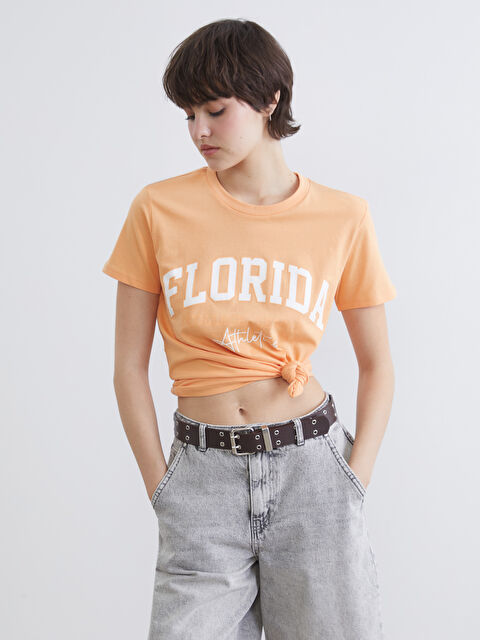 XSIDE T-shirt ORANGE Femme - S6GA72Z8-VYJ