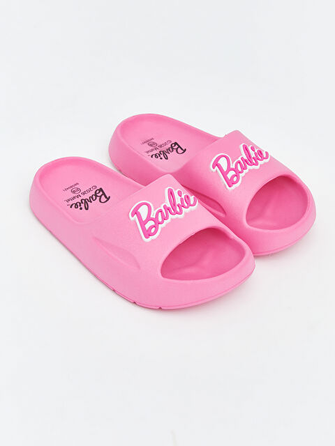 LCW STEPS Barbie Printed Baby Girls' Sliders