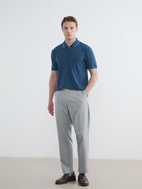 LCW Vision Slim Fit Pleated Men's Trousers