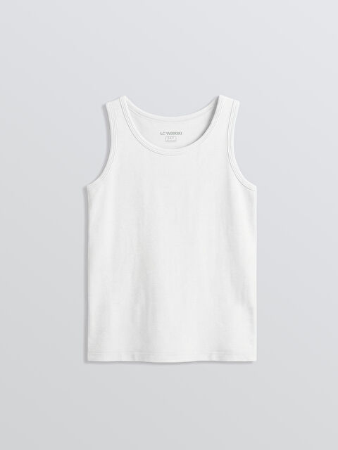 LCW Kids Bisiklet Yaka Erkek Çocuk Atlet - S6GC05Z1-JYX