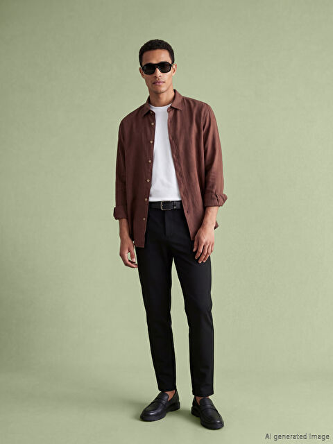 LCW Vision Slim Fit Erkek Pantolon - S6GC27Z8-CVL