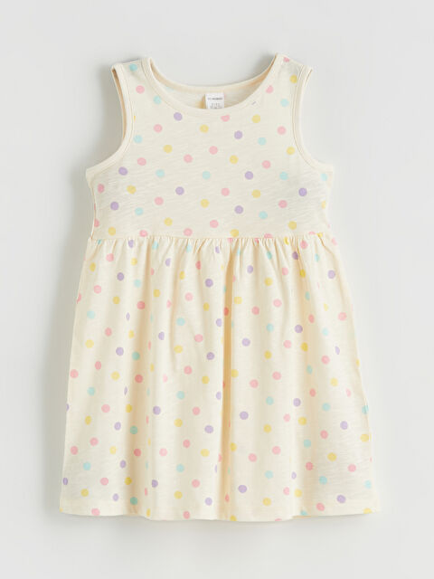 LCW ECO Bisiklet Yaka Kız Çocuk Elbise - S6GC30Z1-LRA