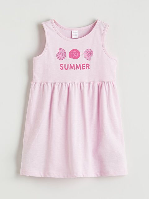 LCW ECO Baskılı Kız Çocuk Elbise - S6GC31Z1-FXK