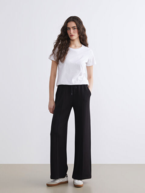 LCW Vision Woman BLACK Sweatpants - S6GC38Z8-CVL