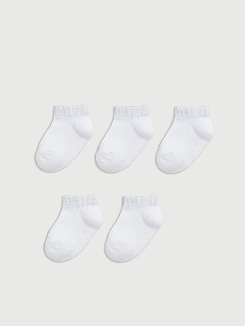LCW baby Baby Boy WHITE Trainer Socks