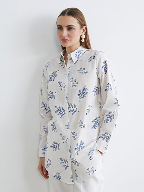 LCW EVERYDAY Γυναίκα ΛΕΥΚΟ Πουκάμισο τουνίκ - S6GD53Z8-LU7