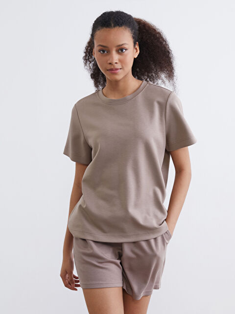 XSIDE Woman BROWN T-Shirt