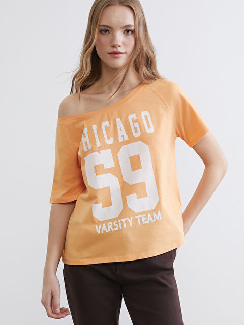 XSIDE T-shirt ORANGE Femme - S6GD60Z8-V24