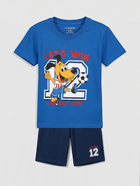 LCW Kids Boy BLUE Shortie Pyjama Set - S6GE03Z1-HGU