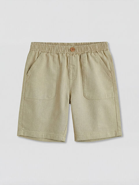 LCW Kids Erkek Çocuk Gabardin Şort