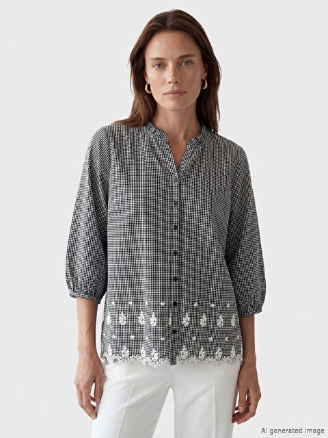 LCW Grace Woman BLACK Shirt - S6GE29Z8-LKX