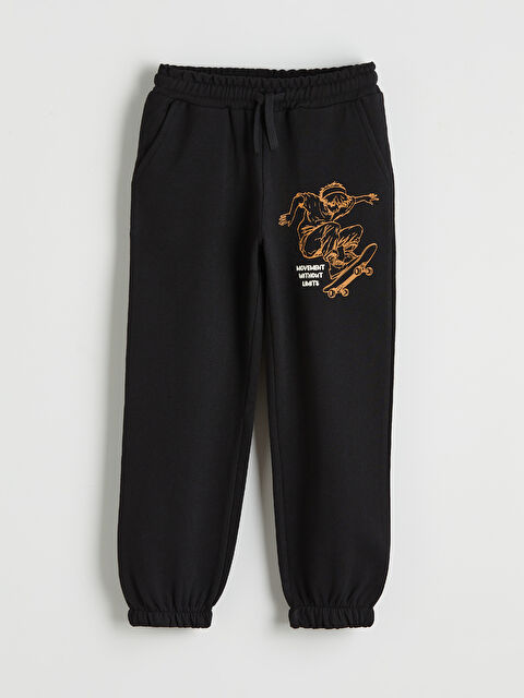 LC WAIKIKI Erkek Çocuk Baskılı Jogger Eşofman Altı - S6GF00Z4-CVL