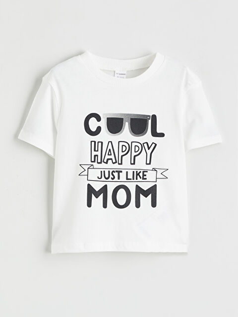 LCW ECO Boy ECRU T-Shirt - S6GF02Z1-R9J