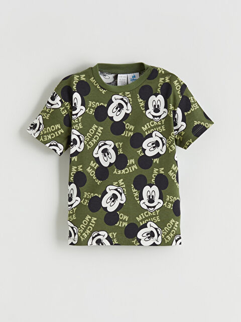 LCW ECO Mickey Mouse Baskılı Erkek Bebek Tişört - S6GF04Z1-LRK