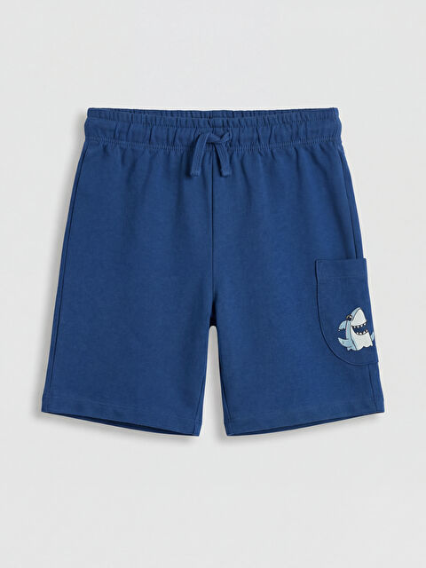 LCW ECO Cepli Baskılı Erkek Çocuk Şort - S6GF05Z1-CRP