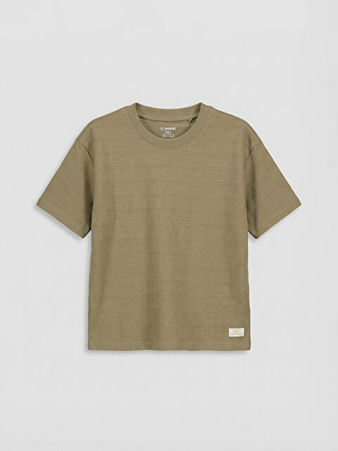 LCW Kids Boy KHAKI T-Shirt - S6GF18Z1-QZR