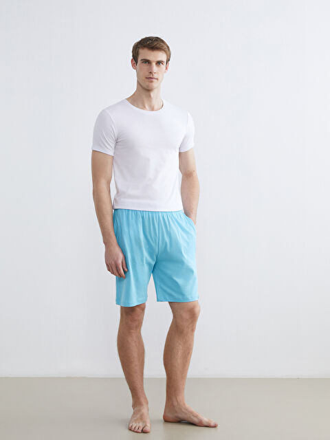 LCW ECO Standart Kalıp Erkek Pijama Alt Şort - S6GF35Z8-1E7