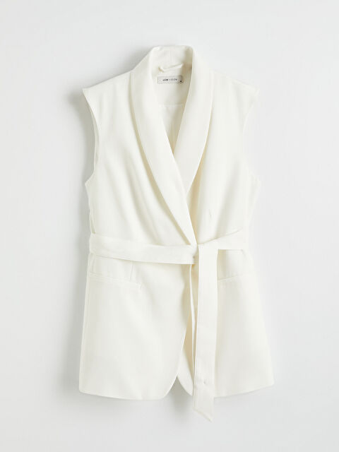 LCW Vision Woman ECRU Suit Waistcoat - S6GF64Z8-R9J