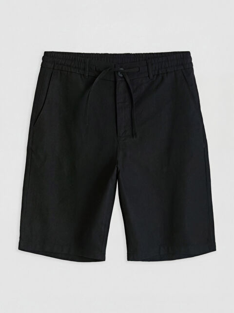 LCW Vision Standart Kalıp Keten Görünümlü Erkek Şort