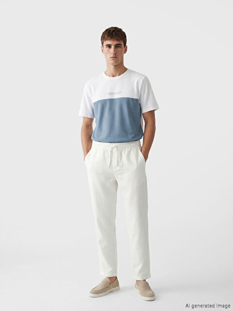 LCW Vision Regular Fit Dobby Fabric Men's Trousers