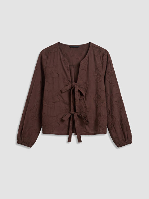 LCWAIKIKI Classic BRAON Bluza Žena