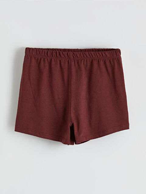 LC WAIKIKI Beli Lastikli Kız Çocuk Şort - S6GG34Z1-HMS