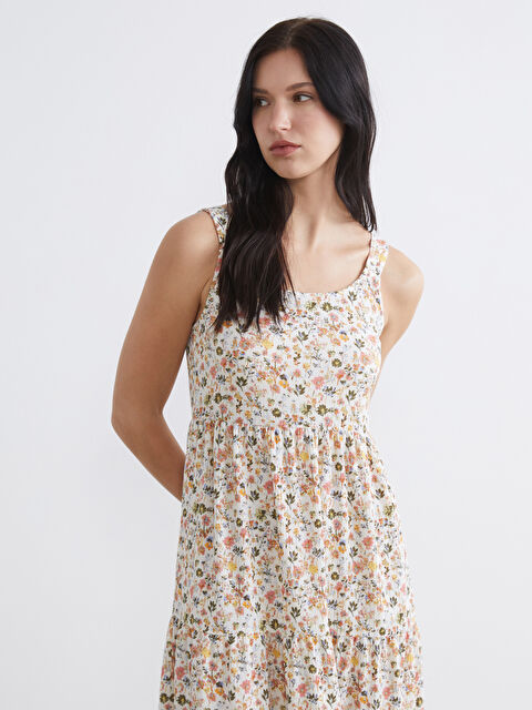 LCW Comfort Женщины экрю Платье