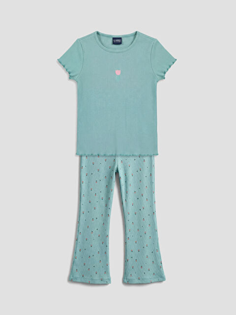 LCW Kids Girl GREEN Set - S6GH91Z1-FKE