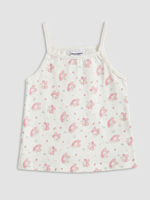 LCW Kids Hello Kitty Baskılı İp Askılı Kız Çocuk Atlet - S6GI03Z1-LRB