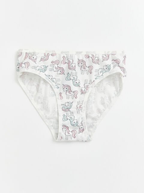 LCW Kids Desenli Kız Çocuk Külot