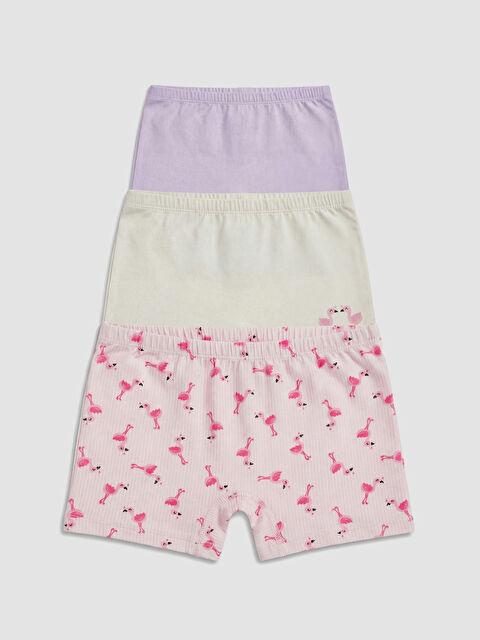 LCW Kids Kız Çocuk Boxer 3'lü