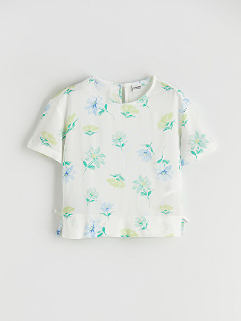 LCW Kids Floral Girls' Blouse - S6GJ22Z4-LU7