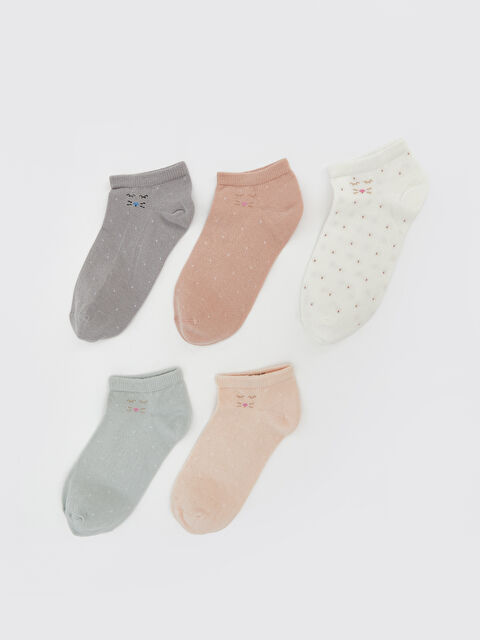 LCW DREAM Desenli Kadın Patik Çorap 5'li