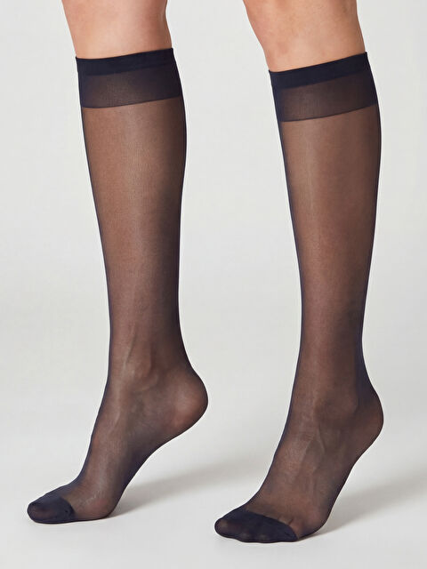 LCW DREAM 15 Denye Kadın Diz Altı Çorap 2'li - S6GK68Z8-J2Y