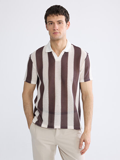 LCW Vision Мужчины Бордовый Футболка