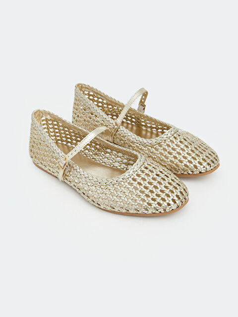 LCW STEPS File Görünümlü Kadın Babet