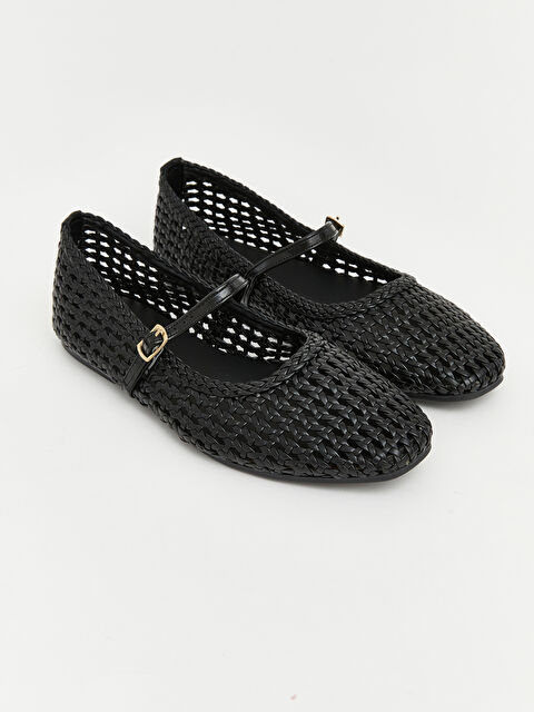 LCW STEPS File Görünümlü Kadın Babet