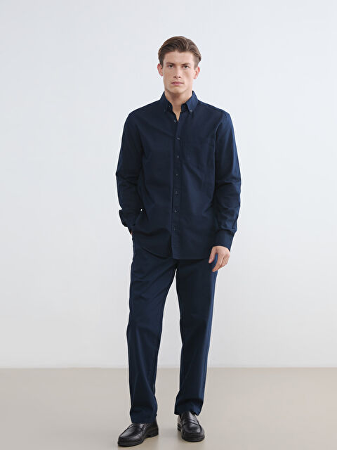 SOUTHBLUE Standart Kalıp Armürlü Erkek Pantolon - S6GM38Z8-RFH