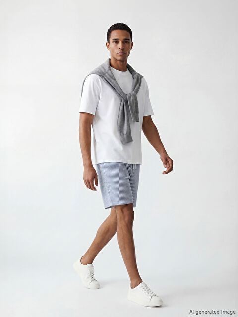 LCW Vision Regular Fit Striped Men's Shorts