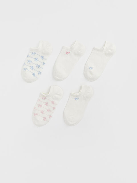 LCW DREAM Fiyonk Desenli Kadın Sneaker Çorap 5'li