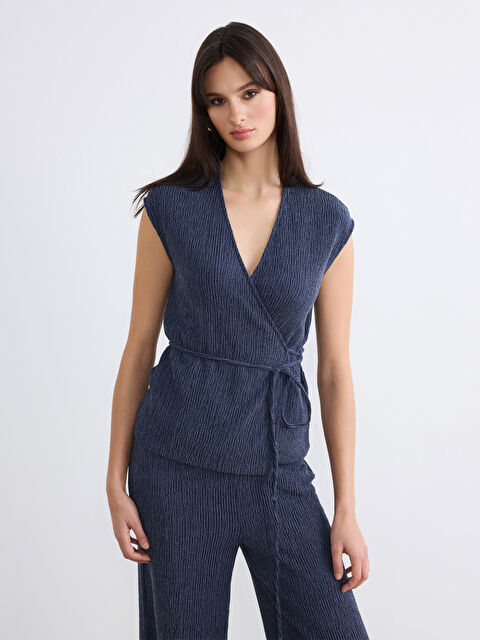 LCW Vision TAMNO PLAVA Bluza Žena