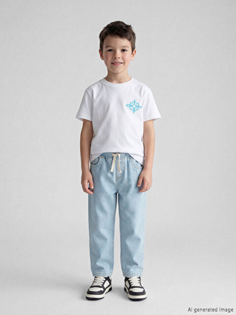 LCW Kids Baskılı Erkek Çocuk Tişört