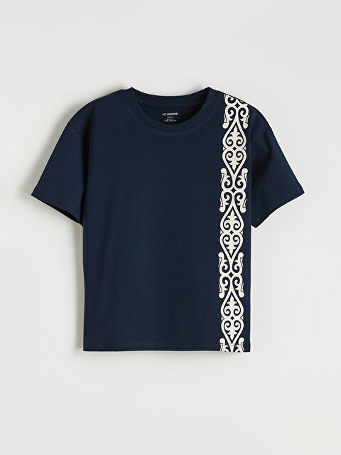 LCW Kids Ұлдар көк Футболка - S6GN71Z1-DWP