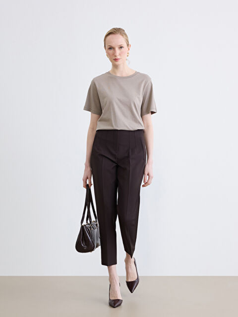 LCWAIKIKI Classic Pantalons de costume BRUN Femme - S6GN85Z8-ZRR