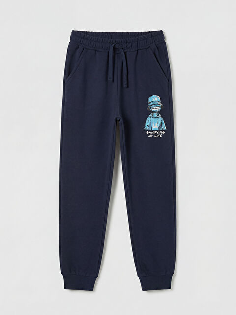 LCW ECO Erkek Çocuk Baskılı Jogger Eşofman Altı - S6GN95Z4-CRP