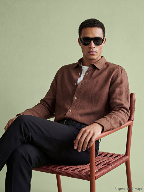 LCW Vision Regular Fit Erkek Gömlek - S6GO00Z8-REE